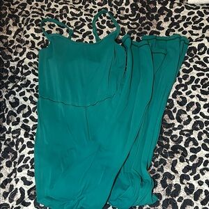 Elegant Teal Jumpsuit